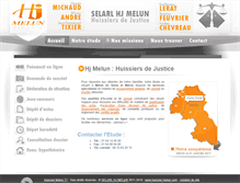 Tablet Screenshot of huissier-melun.com